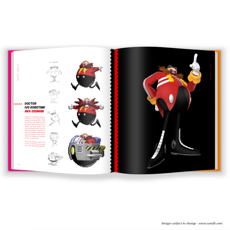 Illustration for article titled Sonic The Hedgehog's Fancy Coffee Table Art Book